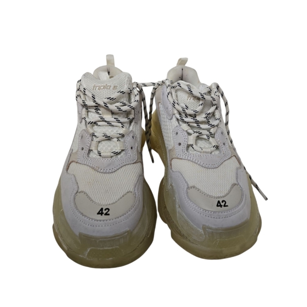 Balenciaga Men's Triple S Clear Sole Sneaker Size 9 - Picture 6 of 10